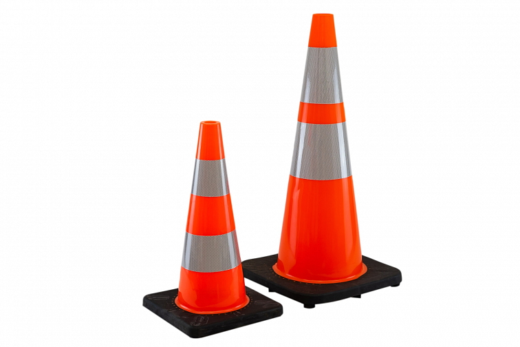 Dopravní kužel, reflexní, výška 750 mm