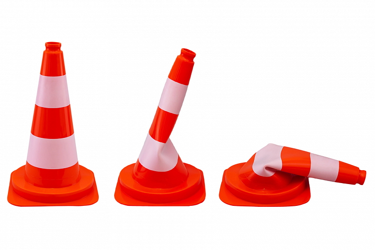 Dopravní kužel, nereflexní, výška 500 mm