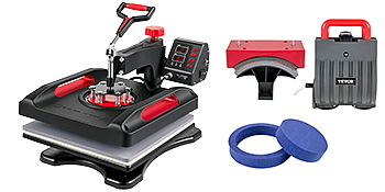 Termosublimační lis 5v1 - 38x38cm 1200W