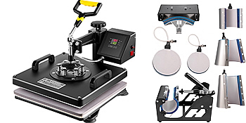 Termotrasferový sublimační lis 8v1 - 38x38cm