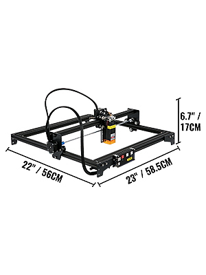 Stolní Wi-Fi Laser a Gravírka 41x40 cm - VEVOR Laser Engraver