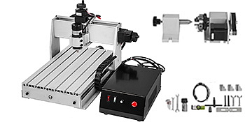 4-osa CNC fréza 300 x 400mm - Vevor