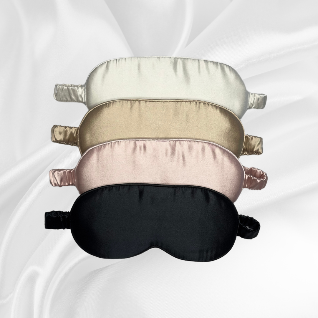 3D hedvábná oční maska na spaní