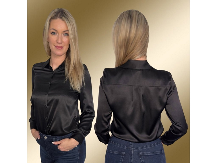 Luxusní hedvábná dámská košile