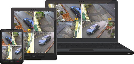 Securia Pro IP kamerový systém NVR4CHV5S-B smart, čierny