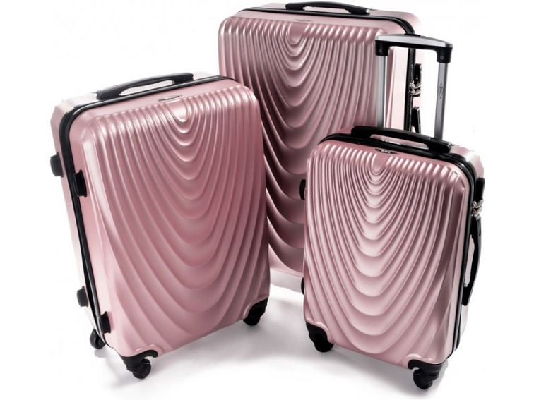 Cestovní Kufr SEA 66x45x25 - Rose Gold