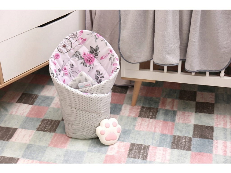 Oboustranná zavinovačka pro miminka 80x80 cm - Lapače snů
