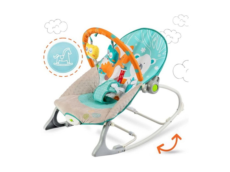 Vibrující lehátko - kojenecké lehátko - Medvídci