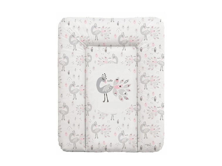 Přebalovací podložka na komodu měkká 50x70 cm - Boho ptáci