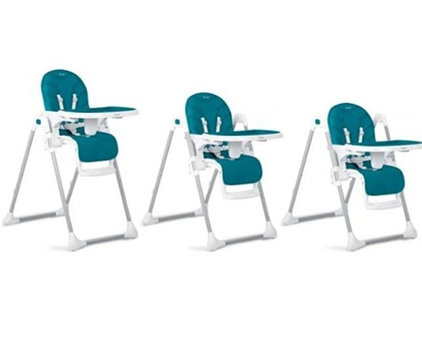 Jídelní židlička TOM modrá