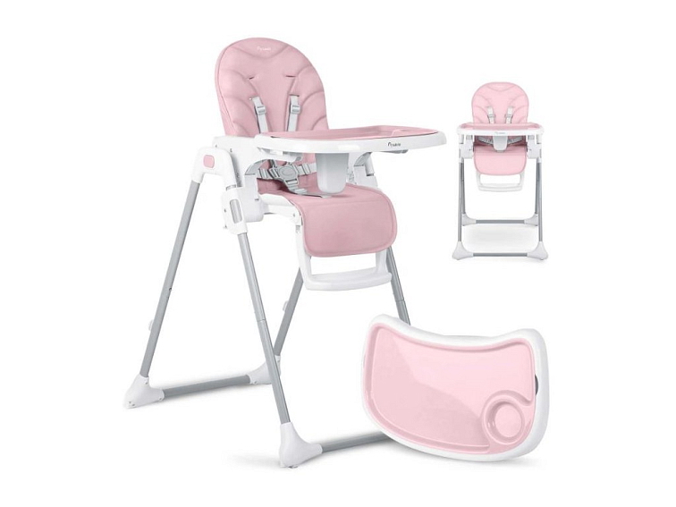 Jídelní židlička TOM růžová