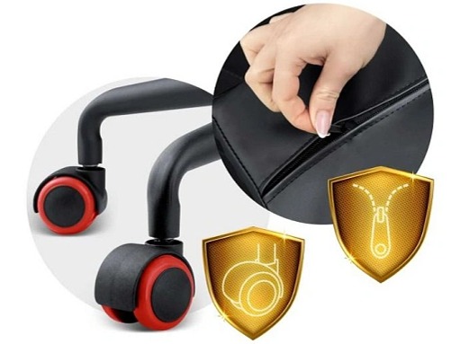 Herní židle VAULT černá/červená