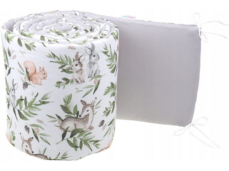 Ochranný mantinel do postýlky 180x30 cm - Zelená paseka