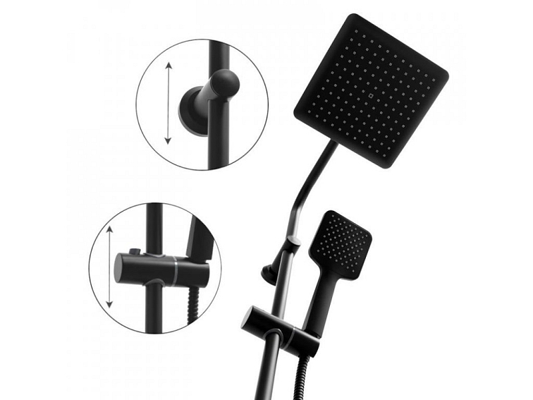 Sprchová souprava - Sprchový set LOFI - černá