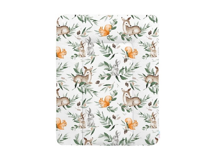 Přebalovací podložka na komodu měkká 50x70 cm - Zelená paseka