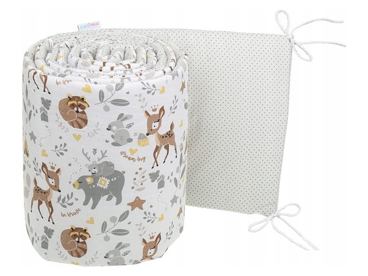Ochranný mantinel do postýlky 180x30 cm - Srneček a přátelé