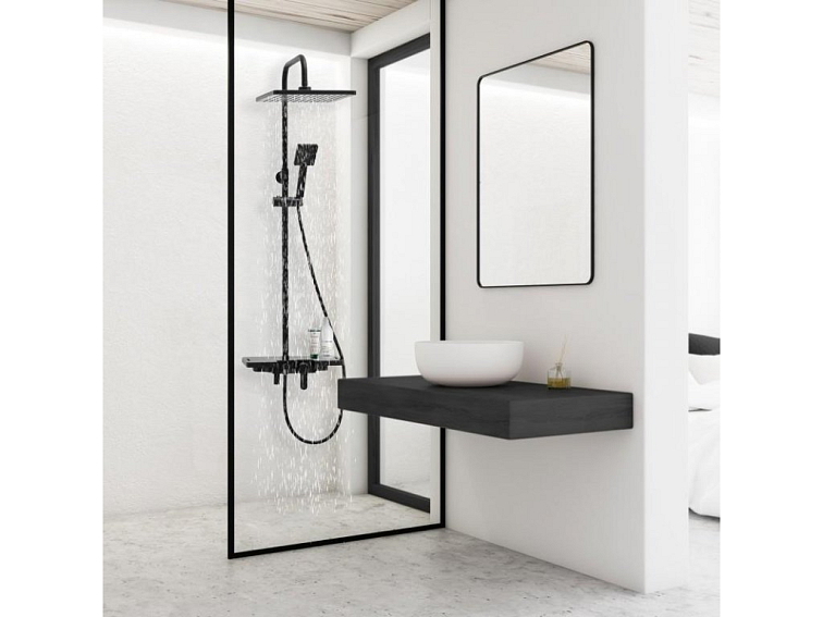 Sprchová souprava - Sprchový set GROS - černá