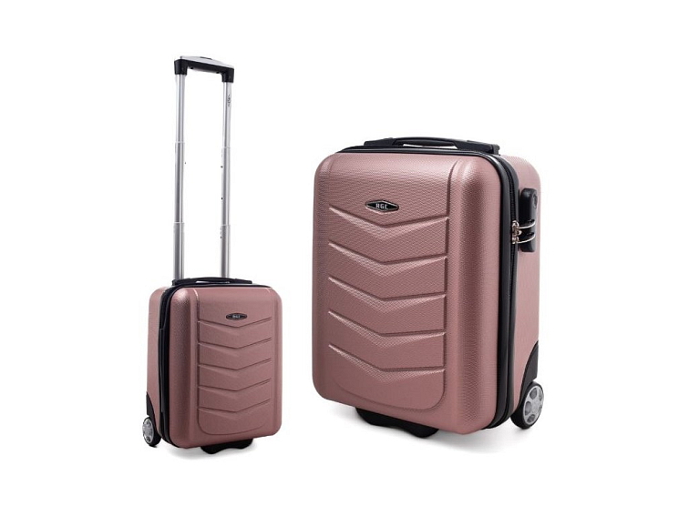 Kabinový cestovní Kufr VERONA 40x30x20 - Rose Gold