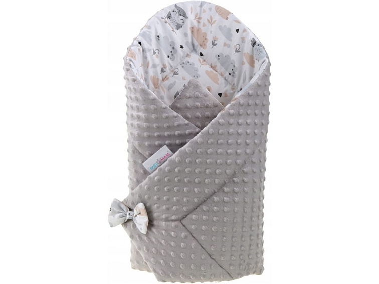 Oboustranná zavinovačka pro miminka MINKY 80x80 cm - Lesní zvířátka