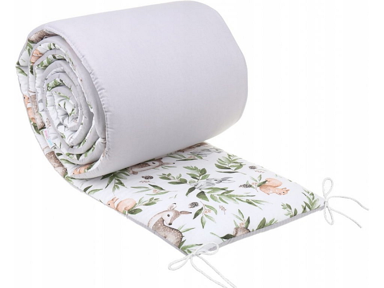 Ochranný mantinel do postýlky 180x30 cm - Zelená paseka