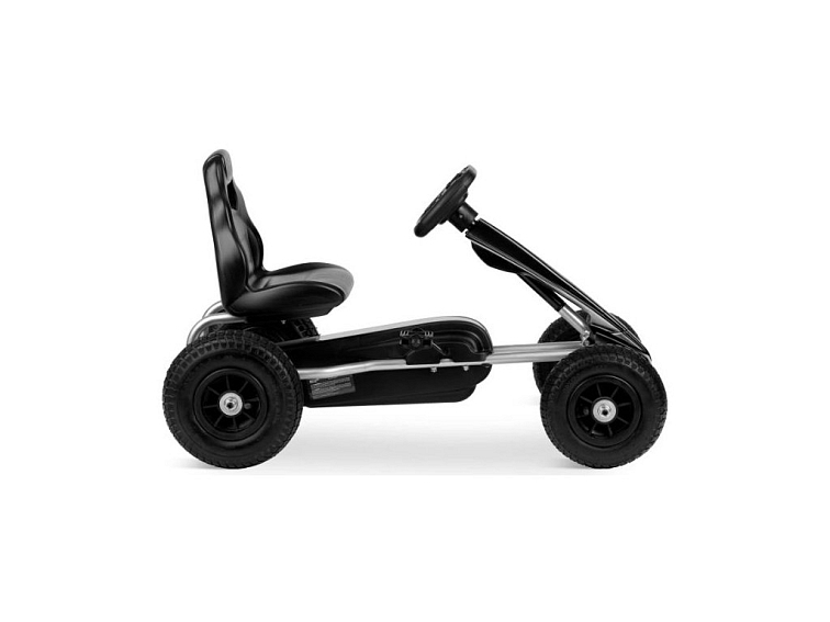 Šlapací motokára REVO BLACK s nafukovacími koly