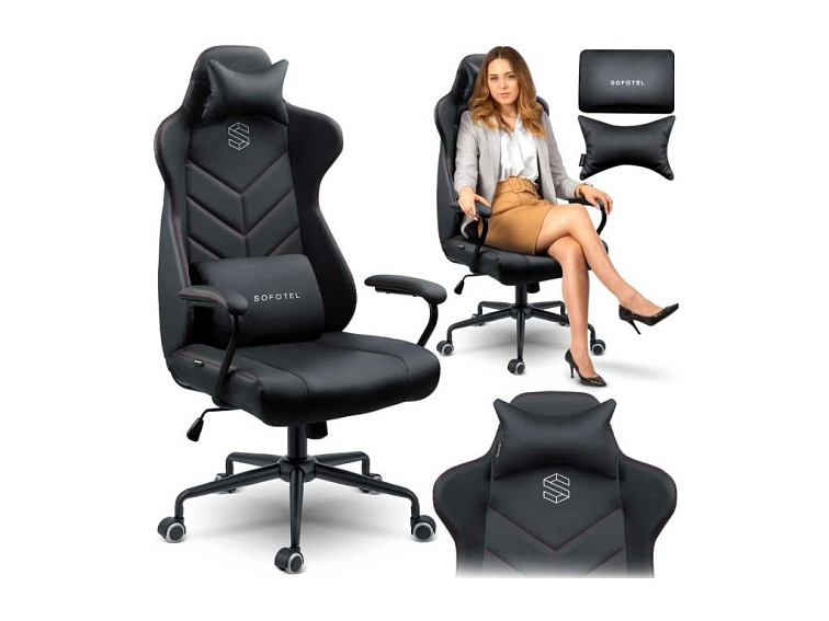 Herní židle MONDO EVO prošívané černé