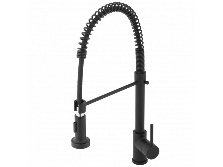 Dřezová baterie s elastickým ramenem DIANA černá