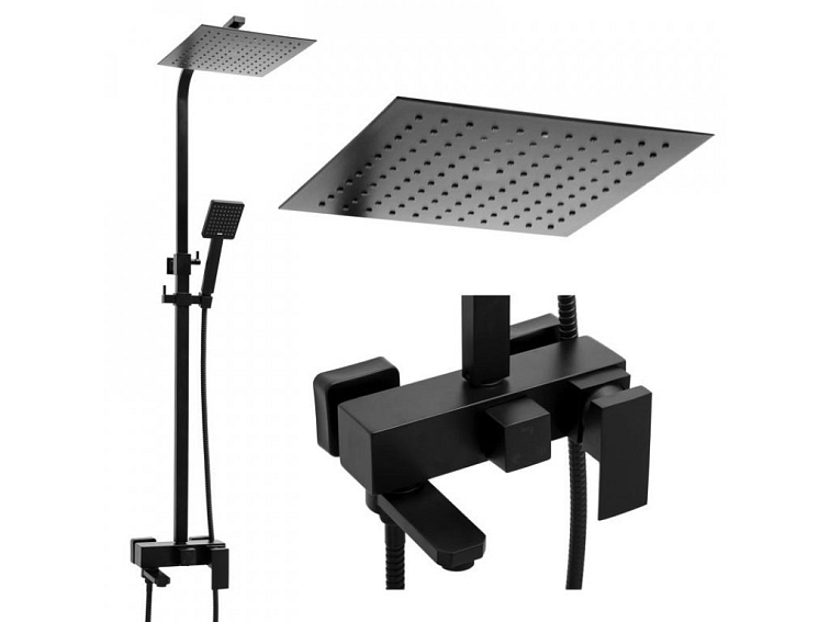 Sprchová souprava - Sprchový set LOFT - černá