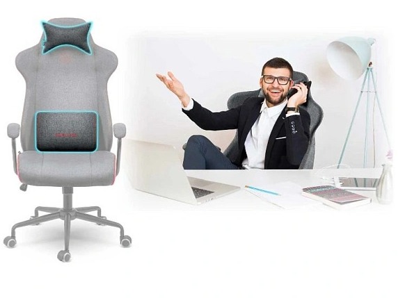 Herní židle MONDO šedé