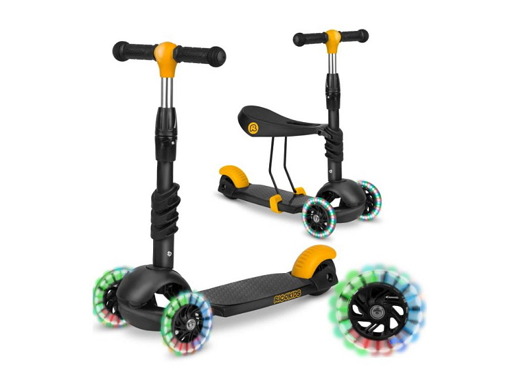 Dětská tříkolová koloběžka TORO černá