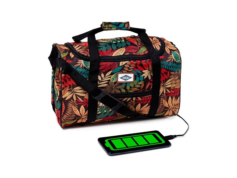 Cestovní taška SMART 40x30x20 příruční zavazadlo - FLOWERS