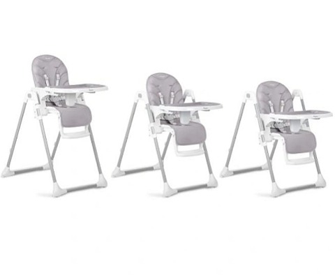 Jídelní židlička TOM šedá