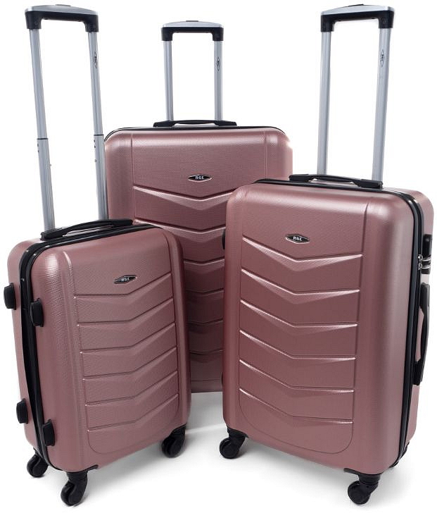 Cestovní Kufr VERONA - Rose Gold