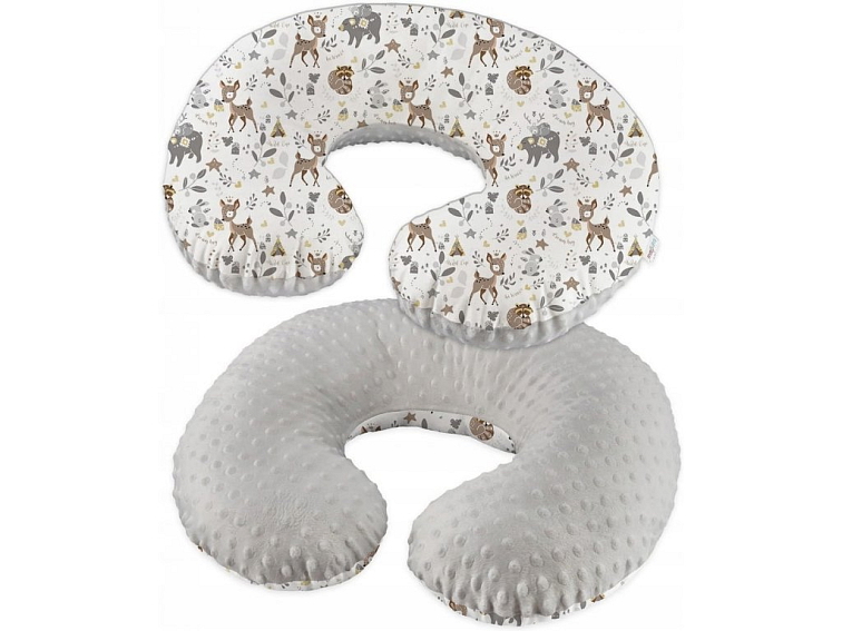 Kojící polštář MINKY 62x52 cm - Srneček a přátelé