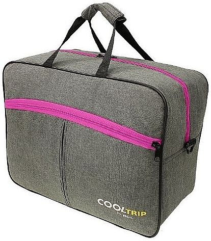 Cestovní taška CAST 40x25x20 příruční zavazadlo - Šedá-Růžová