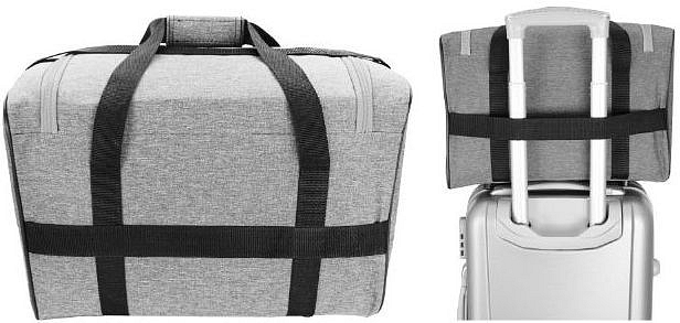 Cestovní taška MONT 40x25x20 příruční zavazadlo - Černá-Žlutá