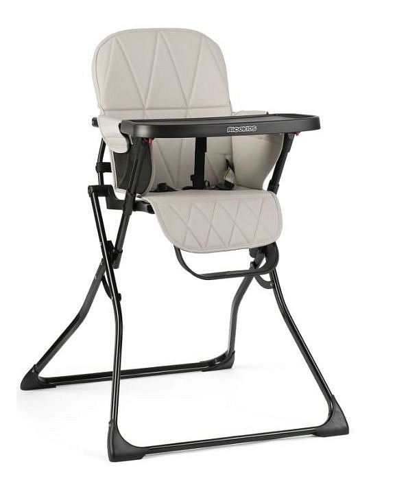 Jídelní židlička LUCA černá-šedá