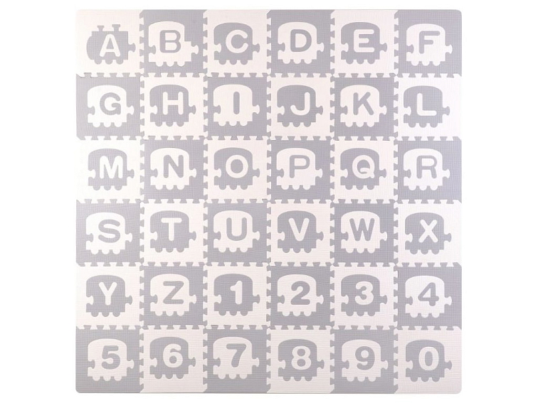 Pěnové puzzle koberec 36 ks 180x180x1,2 cm Vlak