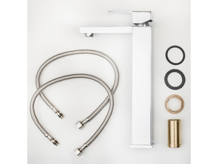 Umyvadlová baterie CRYSTAL vysoká chromová