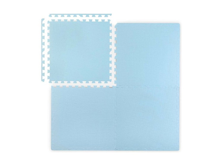 Pěnové puzzle koberec 4 ks 120x120x1,1 cm modré