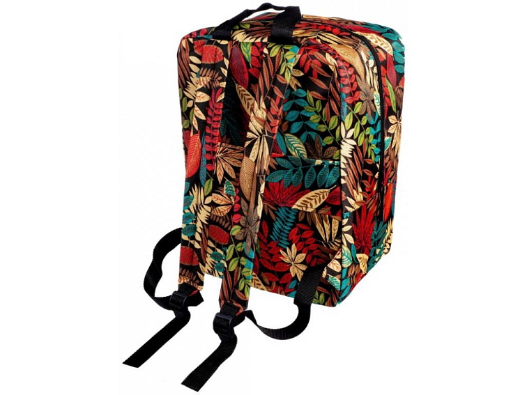 Cestovní batoh SMART 40x25x20 příruční zavazadlo - FLOWERS