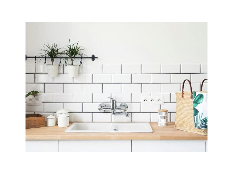 Dřezová baterie nástěnná REMO chromová