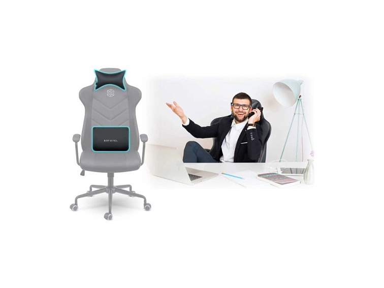 Herní židle MONDO EVO prošívané černé