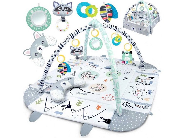 Interaktivní vzdělávací podložka 3v1 králíček