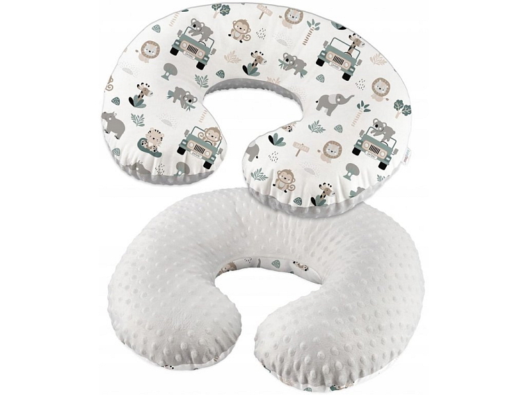 Kojící polštář MINKY 62x52 cm - Safari