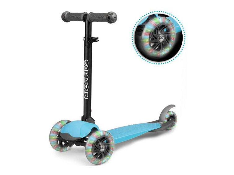 Dětská tříkolová koloběžka NAVI modrá