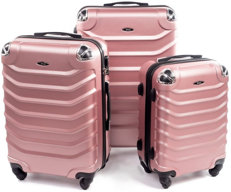 Cestovní Kufr BALI - Rose Gold
