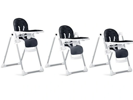 Jídelní židlička TOM černá