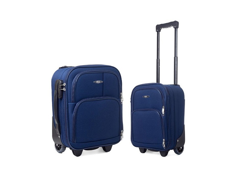 Kabinový cestovní Kufr COMO 40x30x20 - Tmavě modrý