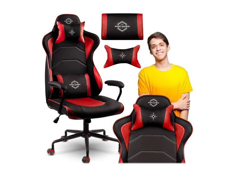 Herní židle VAULT černá/červená